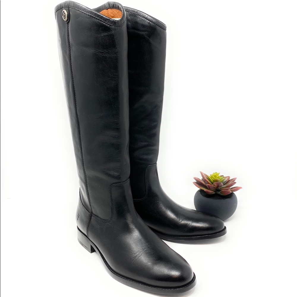 FRYE Melissa Button 2 Extended Calf Boots 8.5M